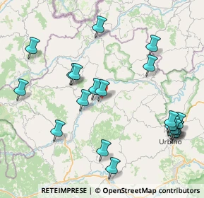 Mappa Via Aldo Moro, 61028 Sassocorvaro PU, Italia (9.491)