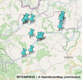 Mappa Via Aldo Moro, 61028 Sassocorvaro PU, Italia (7.49846)