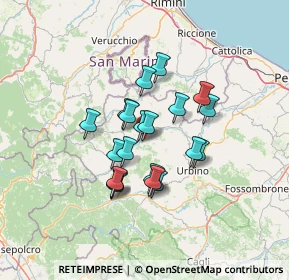 Mappa Via Aldo Moro, 61028 Sassocorvaro PU, Italia (10.3575)