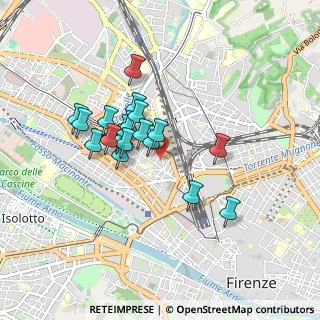 Mappa Via Ponte all'Asse, 50144 Firenze FI, Italia (0.7165)