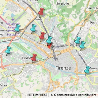 Mappa Via Ponte all'Asse, 50144 Firenze FI, Italia (2.28636)