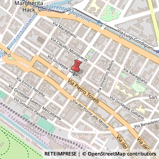 Mappa Via Giuseppe Galliano, 105, 50144 Firenze, Firenze (Toscana)