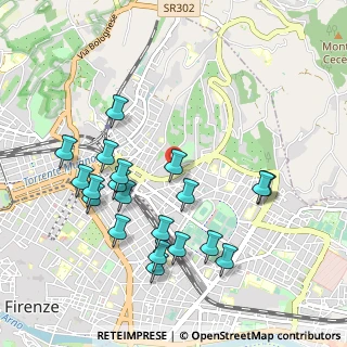 Mappa Via Antonio Meucci, 50131 Firenze FI, Italia (1.0645)