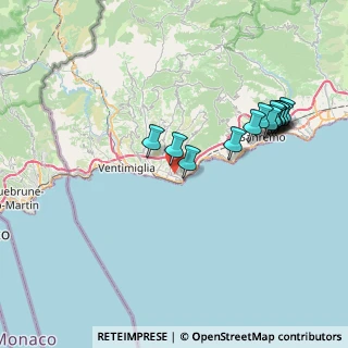 Mappa 18012 Bordighera IM, Italia (8.05286)