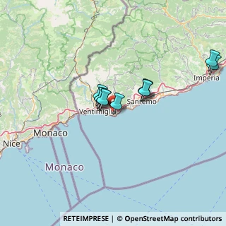 Mappa 18012 Bordighera IM, Italia (10.74455)