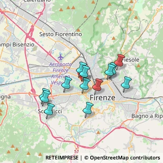 Mappa Via Gaetano Donizetti, 50144 Firenze FI, Italia (3.11154)