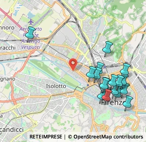 Mappa Via Gaetano Donizetti, 50144 Firenze FI, Italia (2.34882)