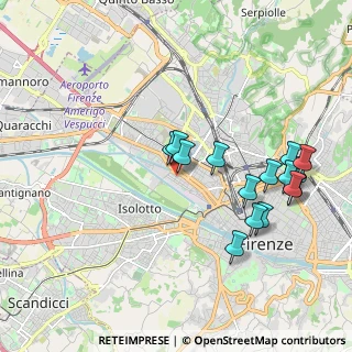Mappa Via Gaetano Donizetti, 50144 Firenze FI, Italia (2.04133)