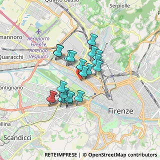 Mappa Via Gaetano Donizetti, 50144 Firenze FI, Italia (1.3185)