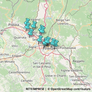 Mappa Via Gaetano Donizetti, 50144 Firenze FI, Italia (9.185)