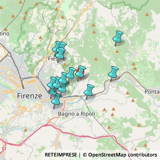 Mappa Via dei Cioli, 50135 Firenze FI, Italia (3.07)