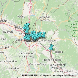 Mappa Via dei Cioli, 50135 Firenze FI, Italia (9.4505)