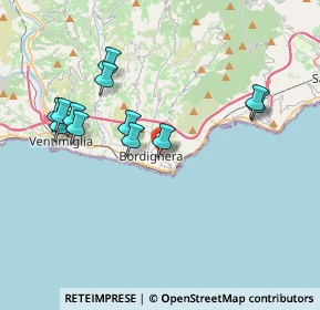 Mappa Via Vincenzo Gioberti, 18012 Bordighera IM, Italia (3.94)