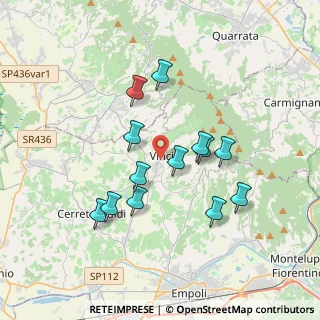 Mappa Via del Fontino, 50059 Vinci FI, Italia (3.32308)