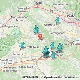 Mappa Via del Fontino, 50059 Vinci FI, Italia (7.66385)