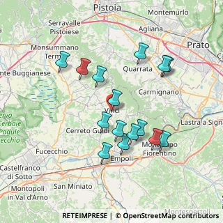 Mappa Via del Fontino, 50059 Vinci FI, Italia (7.03733)