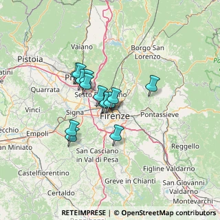 Mappa MEDLIGHT, 50144 Firenze FI, Italia (9.37571)