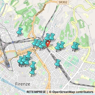 Mappa Via Montanara, 50131 Firenze FI, Italia (0.9915)