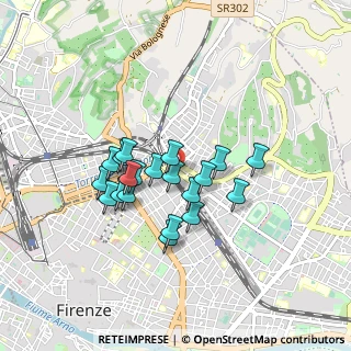 Mappa Via Montanara, 50131 Firenze FI, Italia (0.698)