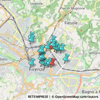Mappa Via Montanara, 50131 Firenze FI, Italia (1.24278)