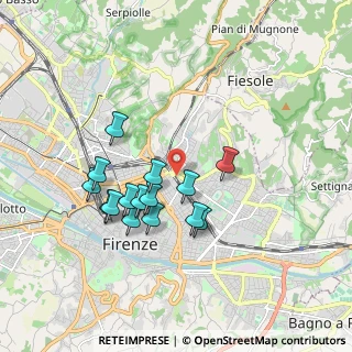 Mappa Via Montanara, 50131 Firenze FI, Italia (1.63733)
