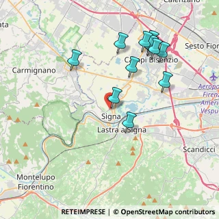 Mappa Via Alcide De Gasperi, 50058 Signa FI, Italia (4.22167)