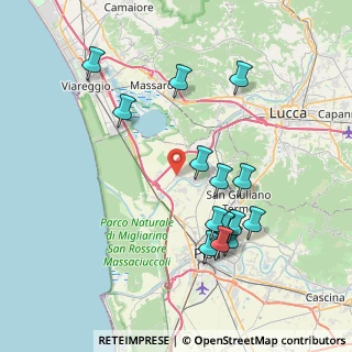 Mappa 56019 Vecchiano PI, Italia (8.11133)