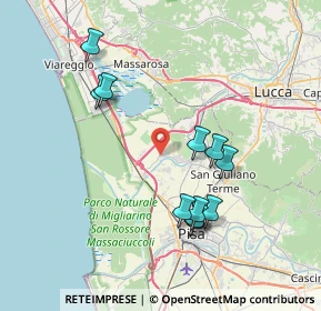 Mappa 56019 Vecchiano PI, Italia (7.59727)