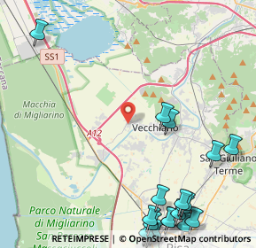 Mappa 56019 Vecchiano PI, Italia (6.659)