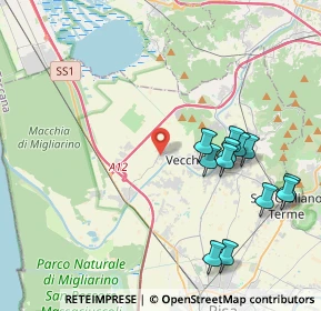 Mappa 56019 Vecchiano PI, Italia (4.4975)