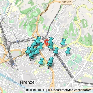Mappa R Angolo, 50136 Firenze FI (0.7615)