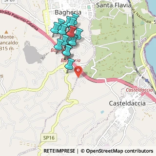 Mappa Comunale Ranteria, 90017 Bagheria PA, Italia (1.091)