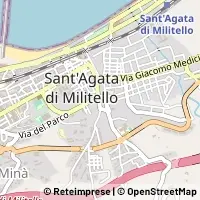 Térkép Sant'Agata di Militello