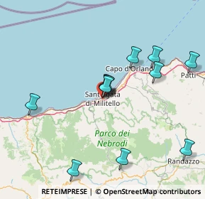 Mappa Via Telegrafo, 98076 Sant'Agata di Militello ME, Italia (16.59)