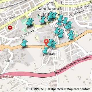 Mappa Via Telegrafo, 98076 Sant'Agata di Militello ME, Italia (0.25517)