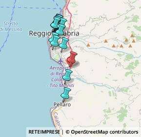 Mappa Via Livari, 89133 Reggio di Calabria RC, Italia (3.92667)