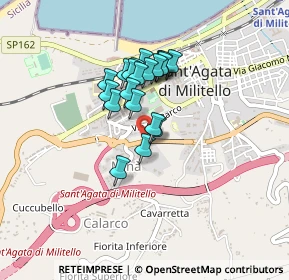 Mappa CDA Mina, 98076 Sant'Agata di Militello ME, Italia (0.3445)