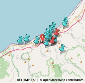 Mappa CDA Mina, 98076 Sant'Agata di Militello ME, Italia (2.435)