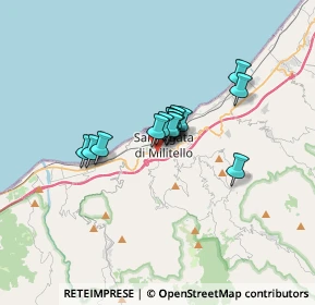 Mappa CDA Mina, 98076 Sant'Agata di Militello ME, Italia (2.174)