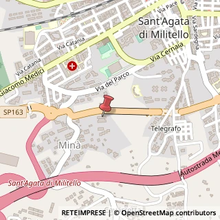 Mappa Viale Angelo Vicari, Snc, 98076 Sant'Agata di Militello, Messina (Sicilia)