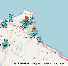 Mappa SS113, 90014 Casteldaccia PA, Italia (4.96111)