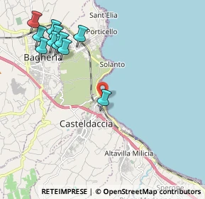 Mappa SS113, 90014 Casteldaccia PA, Italia (2.81182)