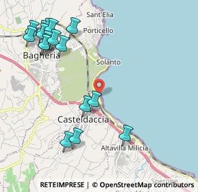 Mappa SS113, 90014 Casteldaccia PA, Italia (2.87471)