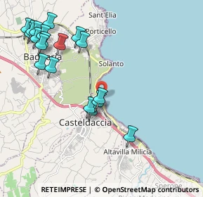 Mappa SS113, 90014 Casteldaccia PA, Italia (2.69105)