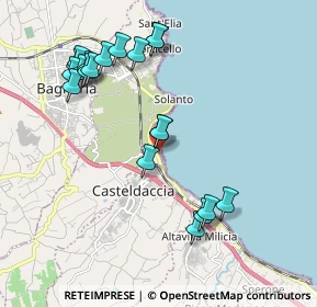 Mappa SS113, 90014 Casteldaccia PA, Italia (2.3575)