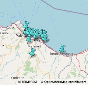 Mappa SS113, 90014 Casteldaccia PA, Italia (10.34)