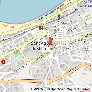Mappa Via Vittorio Alfieri, 78, 98076 Sant'Agata di Militello, Messina (Sicilia)