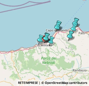 Mappa Piazza S. Giovanni Bosco, 98076 Sant'Agata di Militello ME, Italia (12.44692)