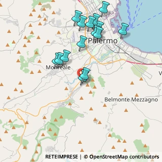Mappa Via Ciraulo, 90046 Monreale PA, Italia (4.56667)
