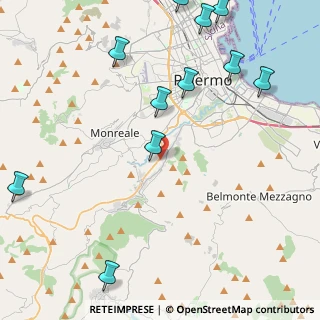 Mappa Via Ciraulo, 90046 Monreale PA, Italia (6.34909)